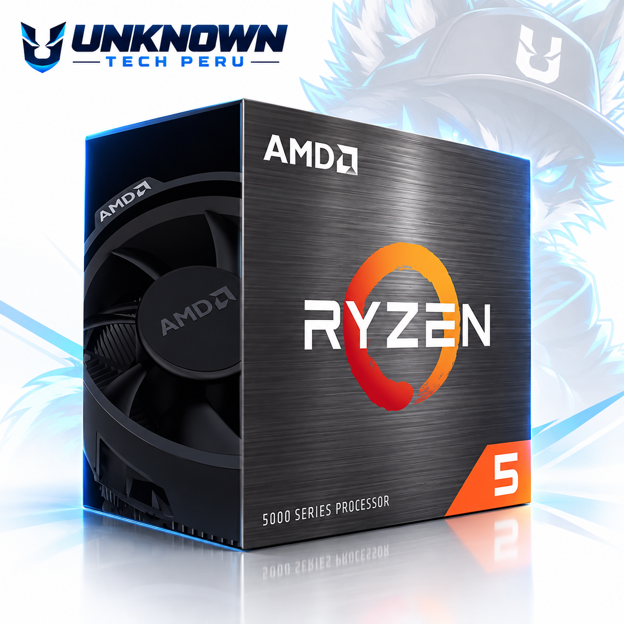 PROCESADOR AMD RYZEN 5 5500 ( 100-100000457BOX ) | SERIES 5000 | ZEN 3 | 3.60GHz - 4.20GHz MAX | 16MB - 6N - 12H | Sin Radeon Graphic  | C/ COOLER | 45W - 65W MAX | PCIe 3.0 | AM4 #3