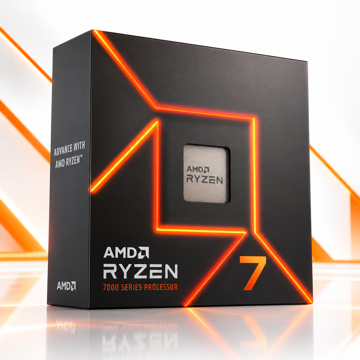 PROCESADOR AMD RYZEN 7 7700X ( 100-100000591WOF ) | SERIES 7000 |  ZEN 4 | 4.50GHz - 5.40GHz MAX | 32MB - 8N - 16H | Radeon Graphics (Raphael)  | S/ COOLER | 105W - 155W MAX | PCIe® 4.0 | AM5