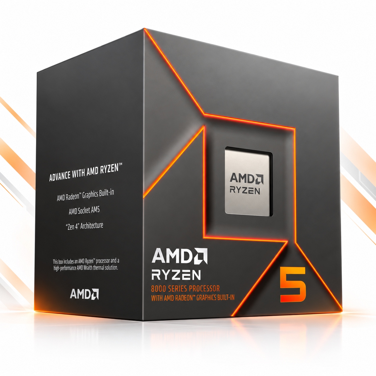 PROCESADOR AMD RYZEN 5 8500G ( 100-100000931BOX ) | SERIES 8000 | ZEN 4 | 3.50GHz - 5.00GHz MAX | 16MB - 6N - 12H | Radeon™ 740M  | S/ COOLER | 45W - 65W MAX | PCIe® 4.0 | AM5