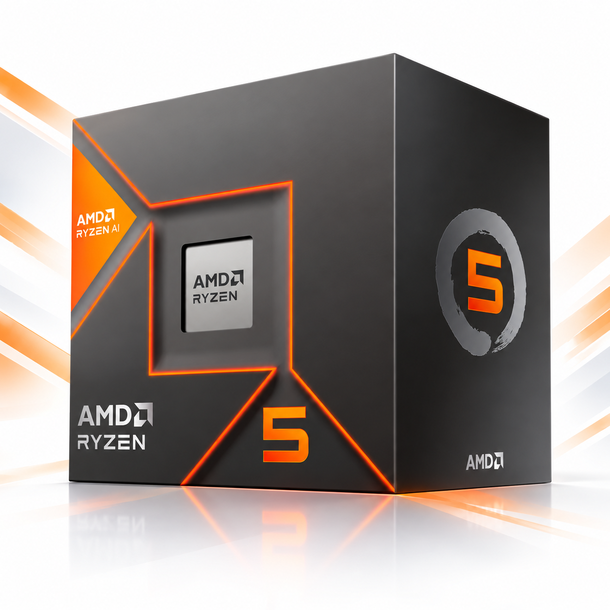 PROCESADOR AMD RYZEN 5 8600G ( 100-100001237BOX ) | SERIES 8000 | ZEN 4 | 4.30GHz - 5.00GHz MAX | 16MB - 6N - 12H | Radeon™ 760M  | S/ COOLER | 45W - 65W MAX | PCIe® 4.0 | AM5 #3