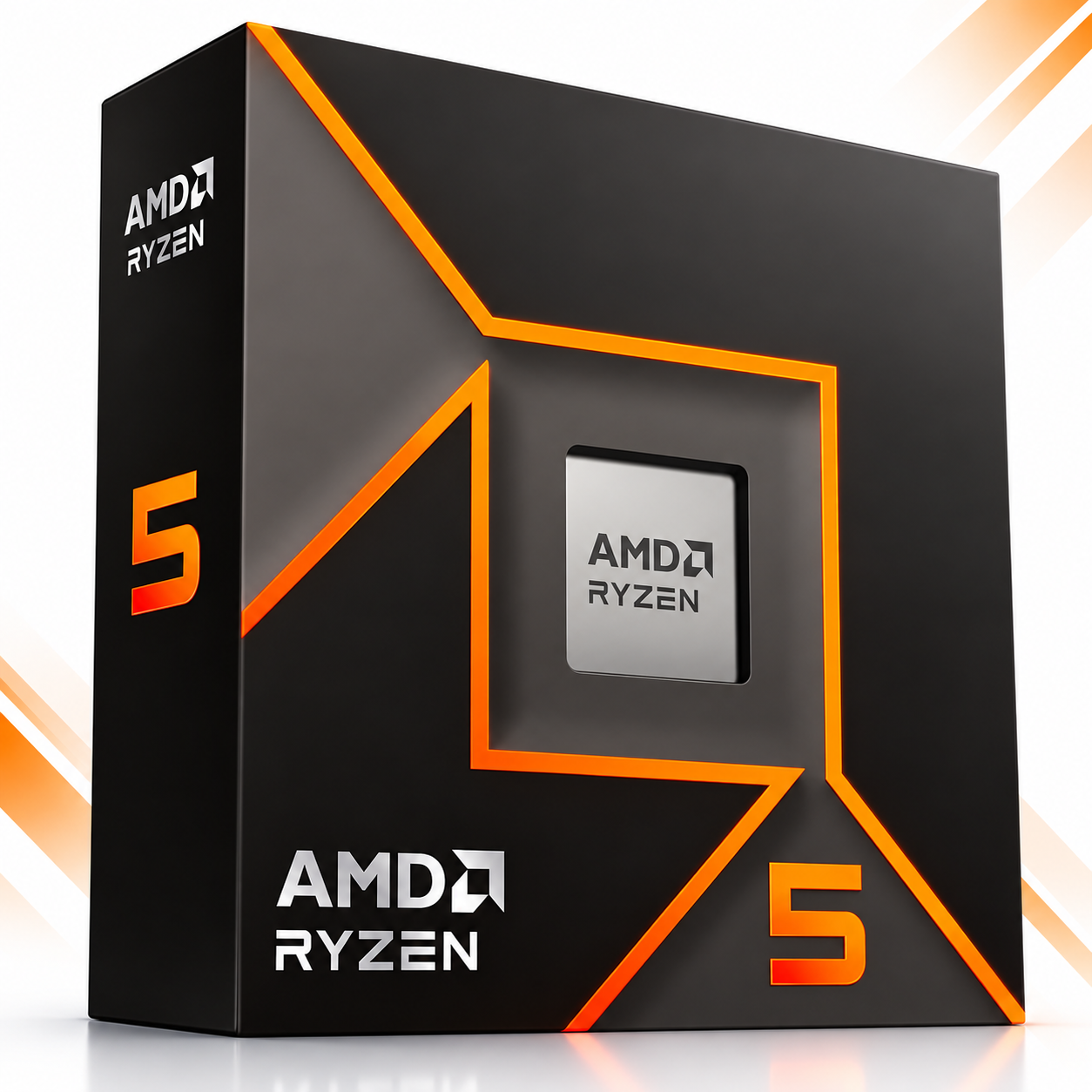 PROCESADOR AMD RYZEN 5 9600X ( 100-100001405WOF ) | SERIES 9000 | ZEN 5 | 3.90GHz - 5.40GHz MAX | 32MB - 6N - 12H | Radeon Graphics (Raphael)  | S/ COOLER | 65W - 125W MAX | PCIe® 5.0 | AM5 #3