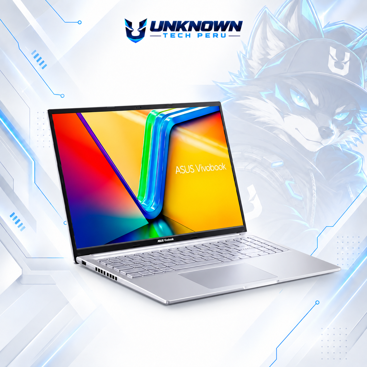 LAPTOP ASUS VIVOBOOK F1605VA-WS96 INTEL CORE I9-13900H | 1TB SSD M.2 | 16GB RAM DDR4 |  16" WUXGA (1920X1080) | Intel Iris Xe Graphics | WIN 11 HOME |  COLOR COOL SILVER | TECLADO INGLES 