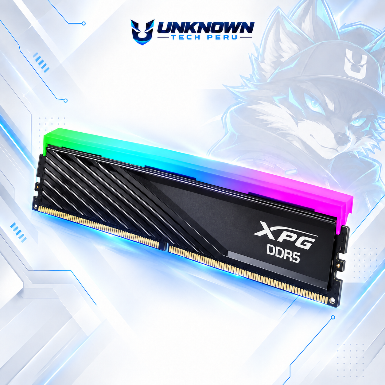 MEMORIA RAM DRR5 PARA PC XPG LANCER BLADE RGB 8GB/5600MHZ ( AX5U5600C468G-SLABRBK ) | BLACK | DDR5 | U-DIMM | CL46 | 1.1v | EXPO / XMP 3.0 | LED-ARGB #3