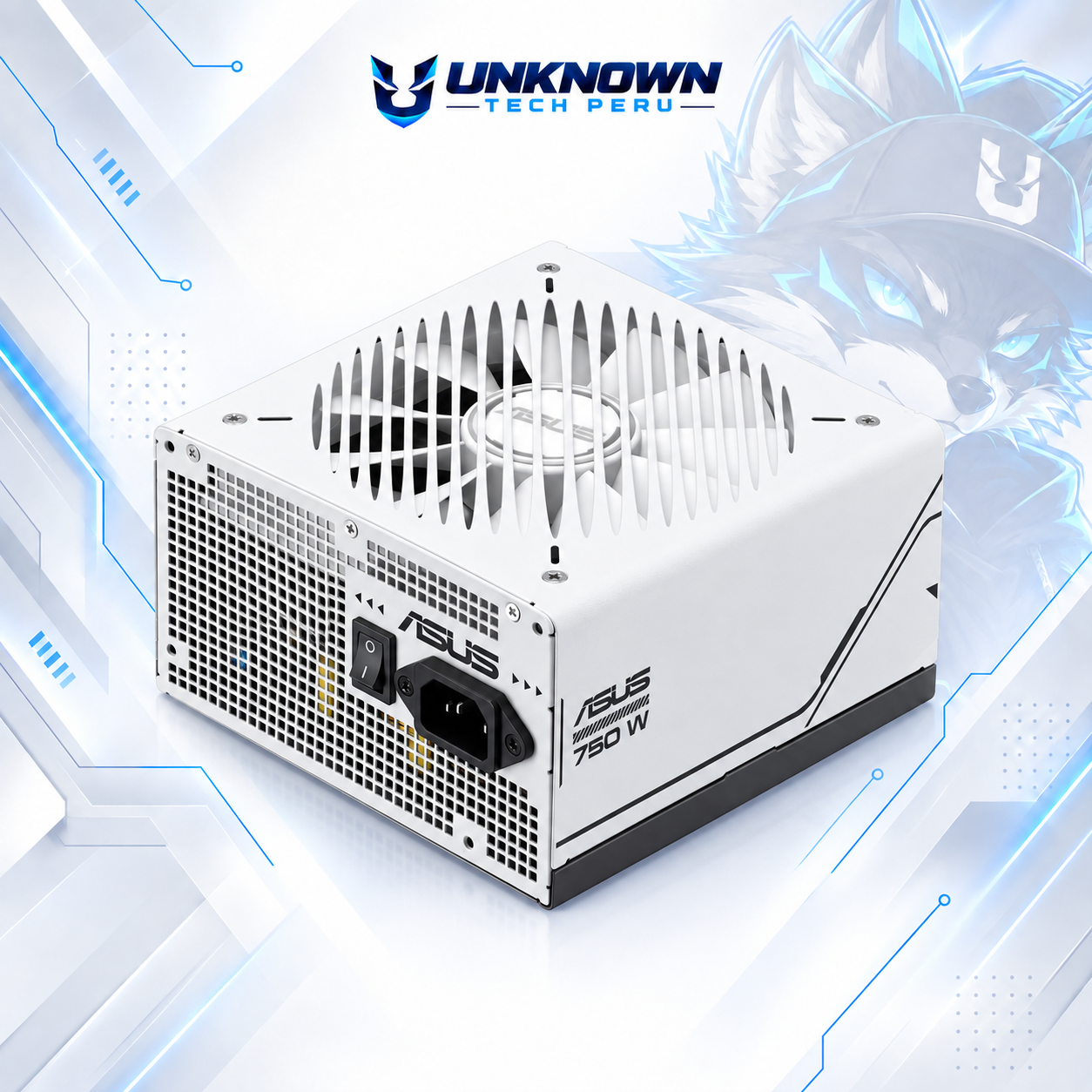 FUENTE DE PODER 750W | ASUS PRIME 750G ( AP-750G ) | BLACK | 80 PLUS GOLD | ATX 3.1 | PCIe 5.1 | FULL MODULAR | #5