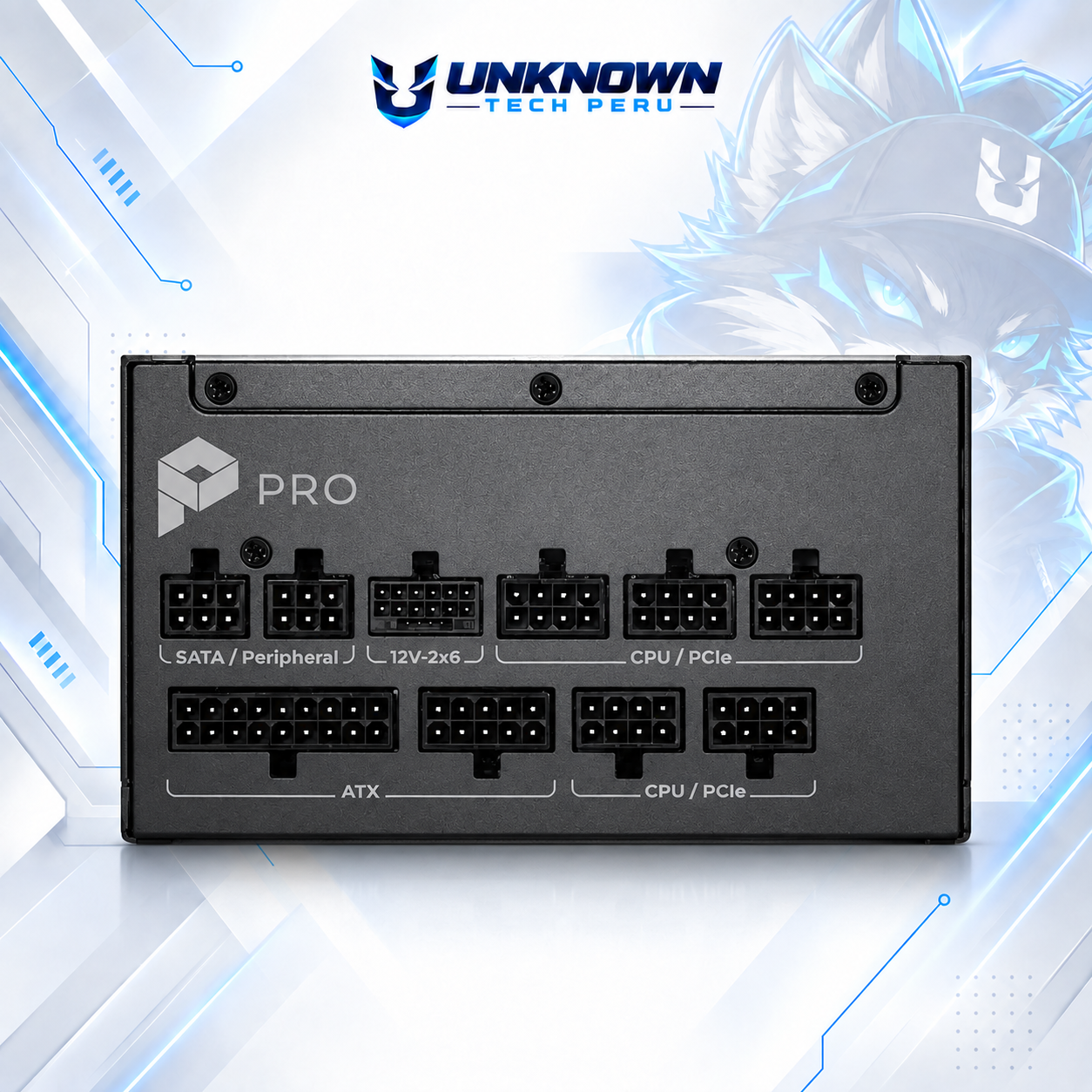FUENTE DE PODER 850W | MSI PRO A850PL PCIE5 ( PRO-A850PL-PCIE5 ) | BLACK | 80 PLUS PLATINUM | ATX 3.1 | PCIe 5.1 | FULL MODULAR | #3