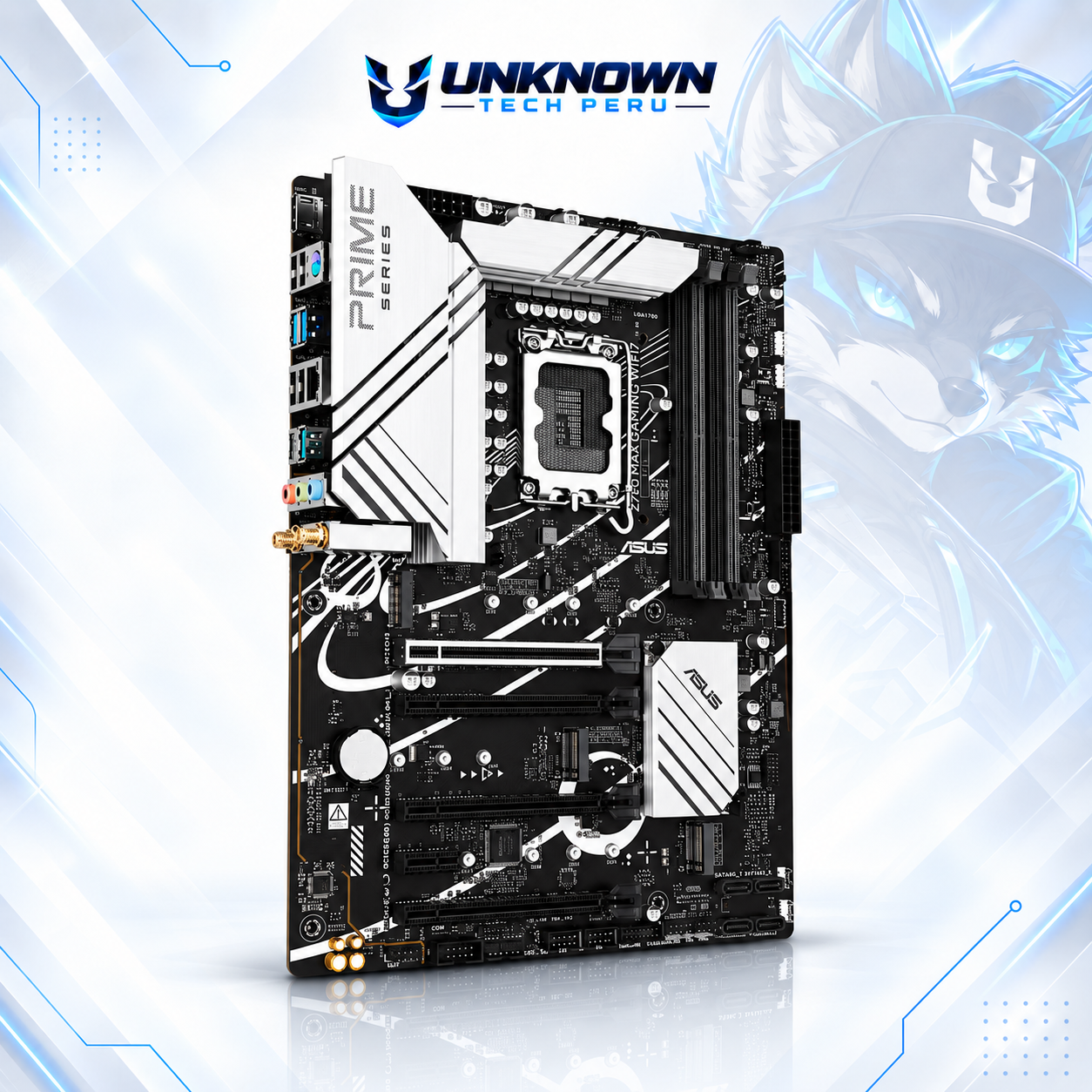 MOTHERBOARD INTEL ASUS Z790 MAX GAMING WIFI7 ( Z790 MAX GAMING WIFI7 ) | WIFI 7 | DDR5 | 4 SLOT RAM - 192GB MAX / 7200MHZ | ATX | 3 SLOT M.2 | LGA 1700 #3