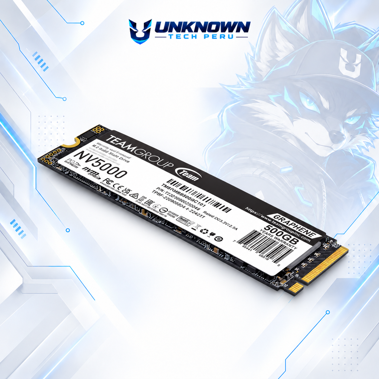 DISCO SOLIDO M.2 2280 TEAMGROUP MP33 512GB NVMe ( TM8FGM500G0C101 ) | NV5000 | LECTURA 4500MB/s - ESCRITURA 1800MB/s | PCIe GEN 4.0 #3