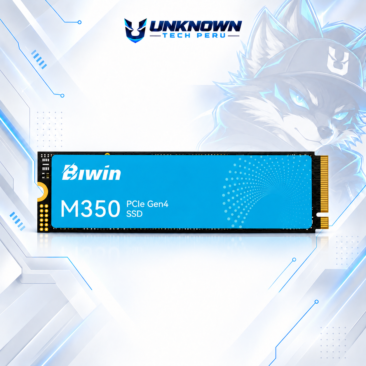 DISCO SOLIDO M.2 2280 BIWIN M350 1TB NVMe ( 9SE00166-P400LP1KGM28H ) | M350 | C/ DISIPADOR | LECTURA 6000MB/s - ESCRITURA 5000MB/s | PCIe GEN 4.0 #4