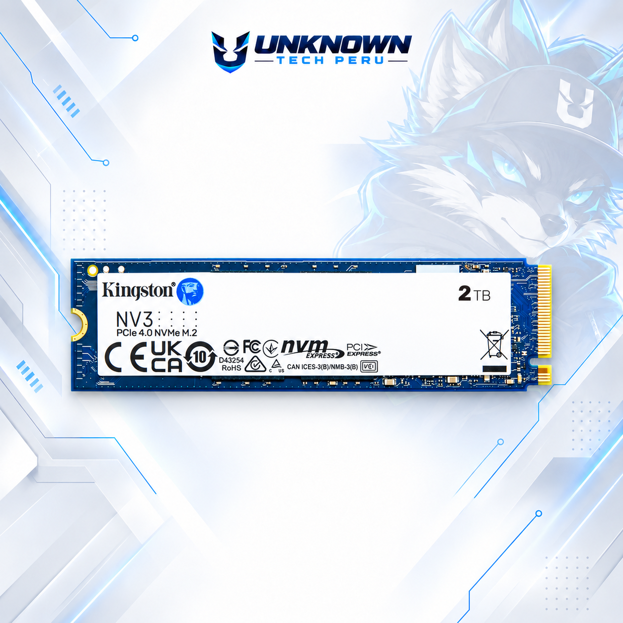 DISCO SOLIDO M.2 2280 KINGSTONG NV3 2TB NVMe ( SNV3S/2000G ) | NV3 | LECTURA 6000MB/s - ESCRITURA 5000MB/s | PCIe GEN 4.0 #4