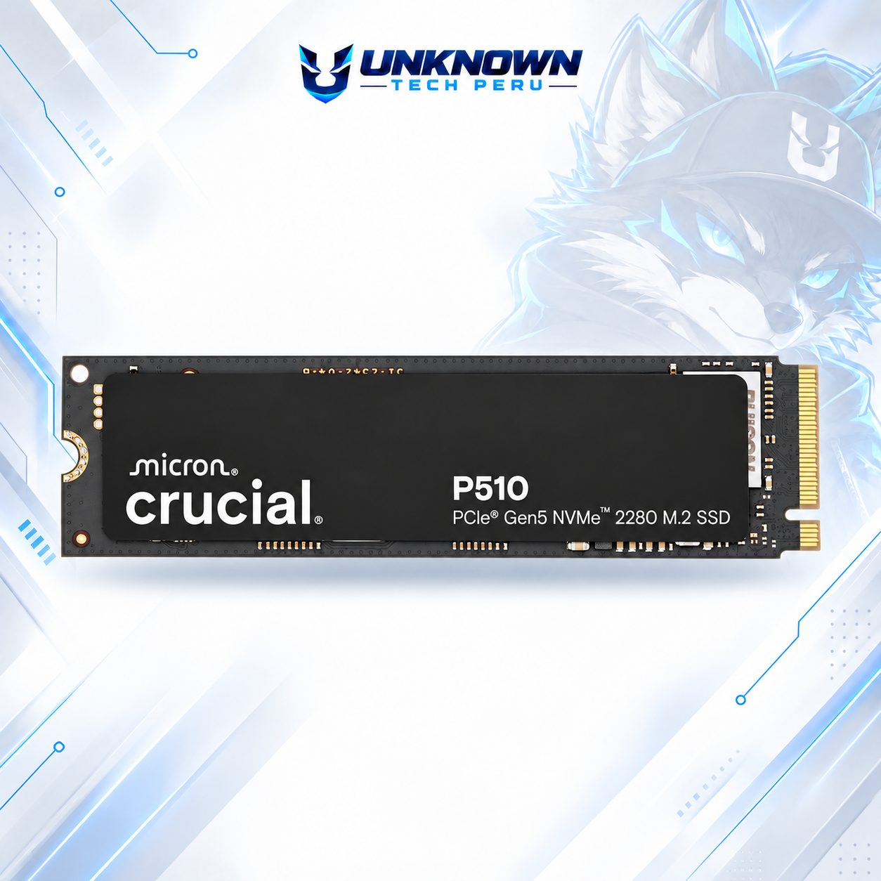 DISCO SOLIDO M.2 2280 CRUCIAL P510 ( CT1000P510SSD8 ) | P510 | SIN/DISIPADOR | LECTURA 11000MB/s - ESCRITURA 9500MB/s | PCIe GEN 5.0 #3