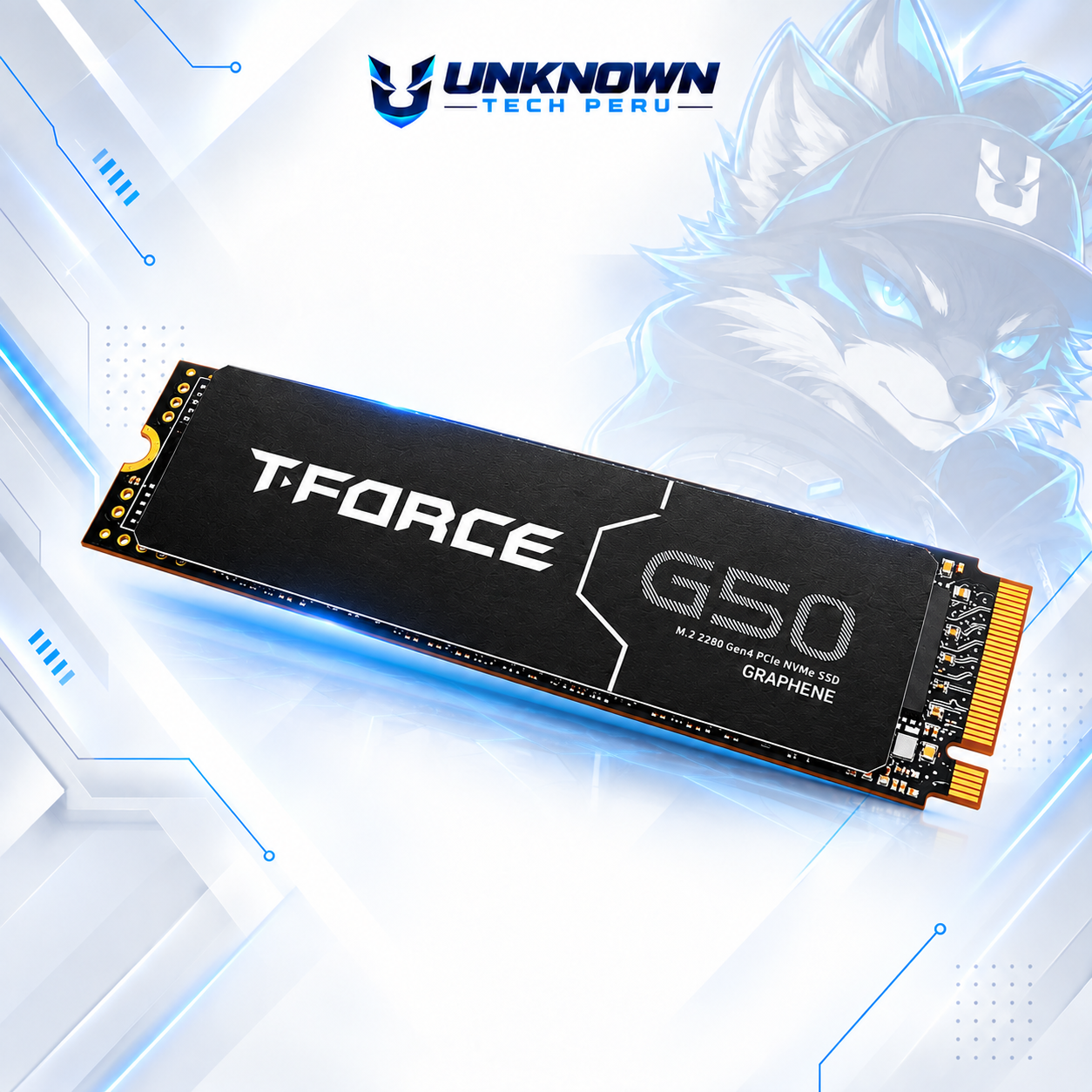 DISCO SOLIDO M.2 2280 TEAMGROUP G50 4TB NVMe ( TM8FFE004T0C129 ) | G50 | LECTURA 5000MB/s - ESCRITURA 4500MB/s | PCIe GEN 4.0