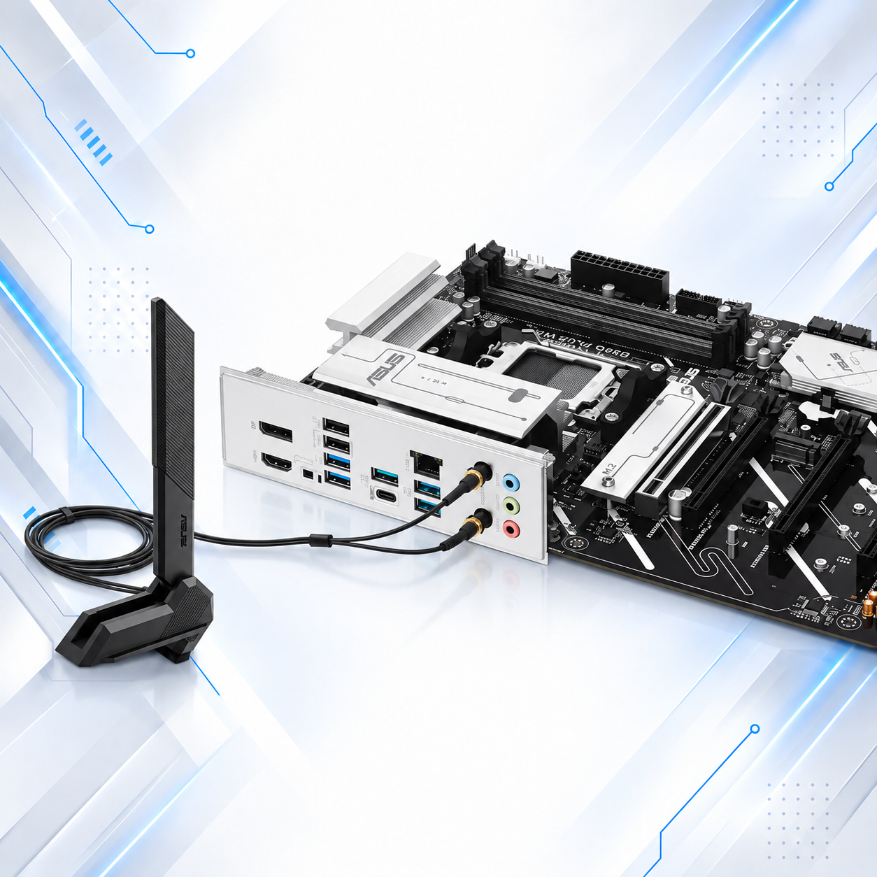 MOTHERBOARD AMD ASUS PRIME B850-PLUS WIFI ( 90MB1L80-MVAAY0 ) | RYZEN 7 / 8 / 9 SERIES | WIFI 6E | DDR5 | 4 SLOT RAM - 256GB MAX / 8000MHZ+ (OC) | 3 SLOT M.2 | ATX | PCIe 5.0 x16 | SOCKET AM5 #5